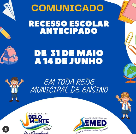 Recesso Escolar – Escola Magnante