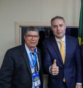 Ao lado do Prefeito de Palestina, Jaime do Mercado, Ministro Renan Filho anuncia investimentos no município de Palestina