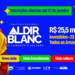 Abertas inscrições para os 22 editais do Ciclo 2 da PNAB em Alagoas