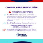 Conisul abre o primeiro pedido de 2026