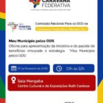 Caravana federativa apresentará benefícios pelos ODS para municípios