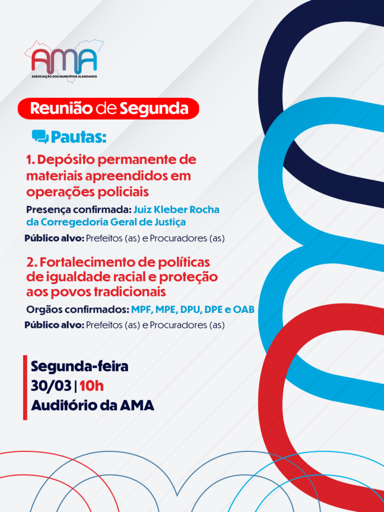 AMA realiza reunião com debates sobre segurança pública e promoção da igualdade racial nesta segunda (30)