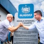 Governo inaugura 25ª Escola do Coração e sala do Saúde Até Você Digital em Estrela de Alagoas