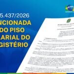 Sancionada lei do piso salarial do magistério; CNM reforça impacto de R$ 8 bilhões