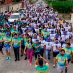 Milhares de pessoas participaram da Tradicional Chama da Integração em comemoração aos 66 anos de Campo Alegre