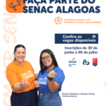 Senac Alagoas abre seleção para instrutores em vários municípios do estado