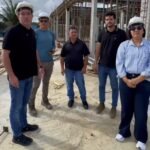 Prefeito Jorge Galvão visita andamento das obras da nova escola Maria de Lourdes, em Jundiá