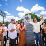 Barra de Santo Antônio recebe obras de pavimentação asfáltica e sinalização viária 